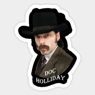 Doc Holliday FlagType Sticker